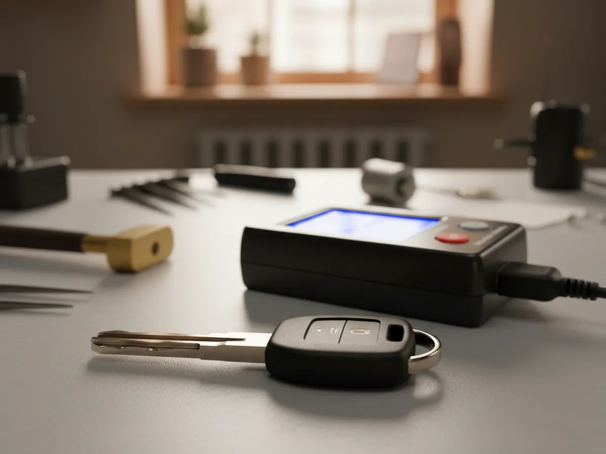 Car Keys detail work by a San Diego County locksmith