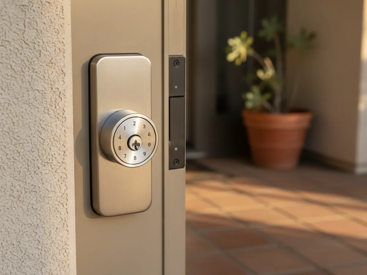 Smart Locks detail work by a San Diego County locksmith